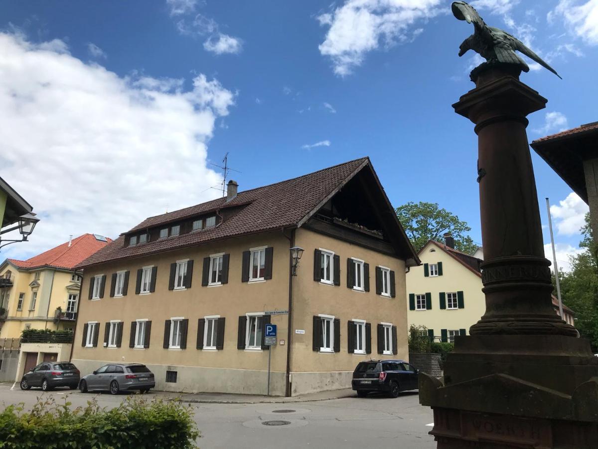 Sehr zentrales Zimmer in Isny im Allgäu Exterior foto